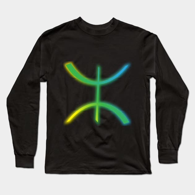 amazigh symbol Long Sleeve T-Shirt by samzizou